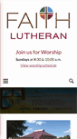 Mobile Screenshot of faithlutherancr.org