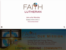 Tablet Screenshot of faithlutherancr.org